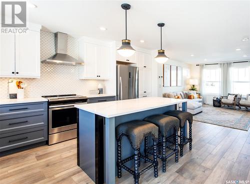 555 Fast Way, Saskatoon, SK - Indoor Photo Showing Kitchen With Upgraded Kitchen