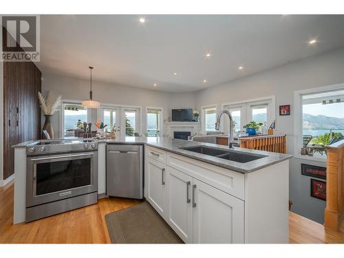 1290 Menu Road, West Kelowna, BC - Indoor Photo Showing Kitchen With Double Sink