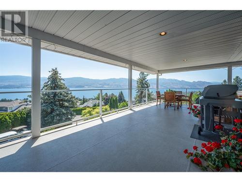 1290 Menu Road, West Kelowna, BC - Outdoor With Body Of Water With Deck Patio Veranda With View With Exterior