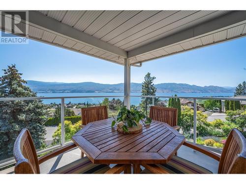 1290 Menu Road, West Kelowna, BC - Outdoor With Body Of Water With Deck Patio Veranda With View With Exterior