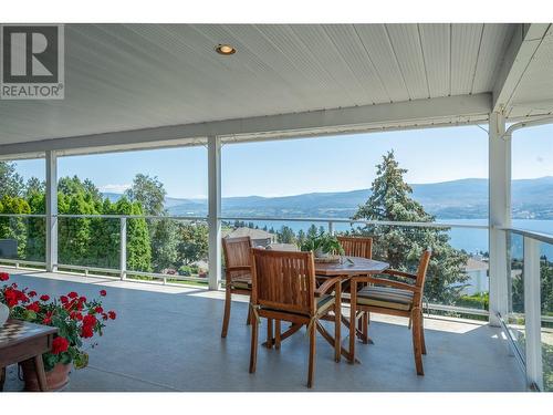 1290 Menu Road, West Kelowna, BC -  With Body Of Water With Deck Patio Veranda With View With Exterior