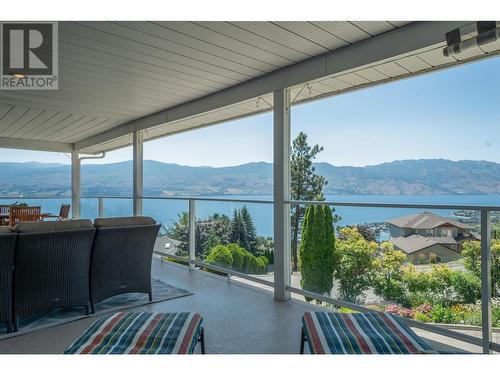 1290 Menu Road, West Kelowna, BC - Outdoor With Body Of Water With Deck Patio Veranda With View With Exterior