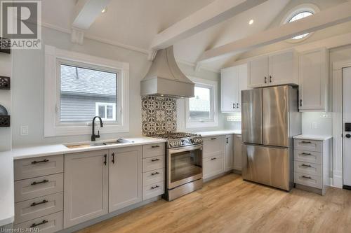 82 Trinity Street, Stratford, ON - Indoor Photo Showing Kitchen With Upgraded Kitchen