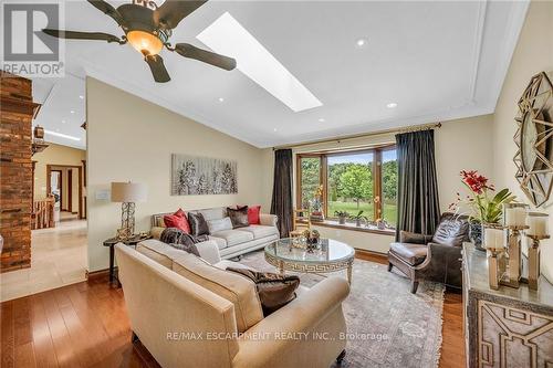 32 Haldimand Trail, Haldimand, ON - Indoor Photo Showing Living Room With Fireplace