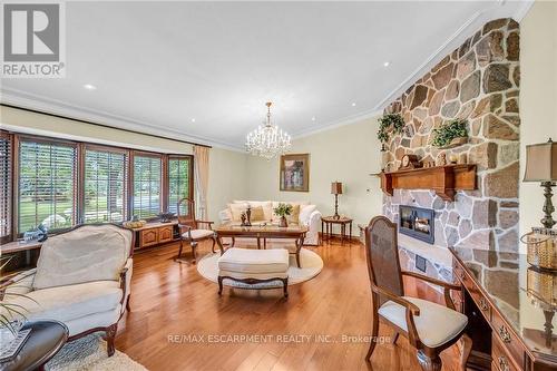 32 Haldimand Trail, Haldimand, ON - Indoor Photo Showing Living Room With Fireplace