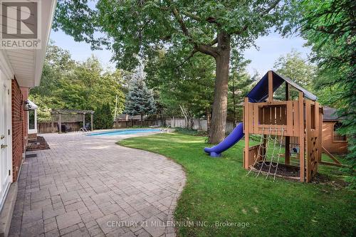 1446 Durham Street, Oakville (Eastlake), ON - Outdoor With In Ground Pool