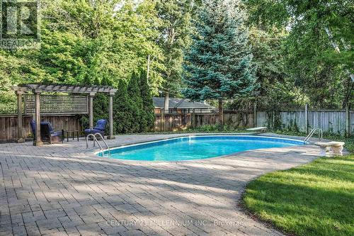 1446 Durham Street, Oakville (Eastlake), ON - Outdoor With In Ground Pool With Backyard