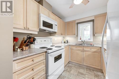 10 - 222 Steel Street, Barrie (Grove East), ON - Indoor Photo Showing Kitchen With Double Sink