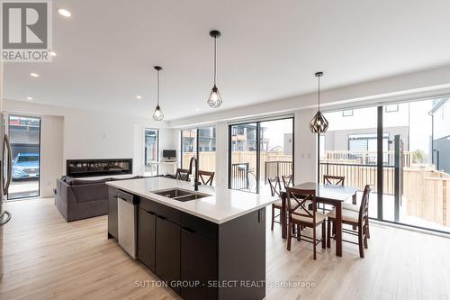 33 - 1820 Canvas Way, London, ON - Indoor Photo Showing Kitchen With Double Sink