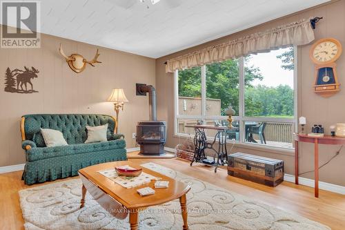 198 Hagerman Lane, Tweed, ON - Indoor Photo Showing Living Room With Fireplace