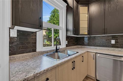 55 Douglas Avenue, Hamilton, ON - Indoor Photo Showing Kitchen With Double Sink