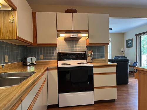 1630 Carol Street, Kaslo, BC - Indoor Photo Showing Kitchen With Double Sink