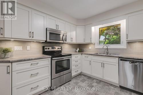 45 Edwin Crescent, Tillsonburg, ON - Indoor Photo Showing Kitchen With Stainless Steel Kitchen With Double Sink