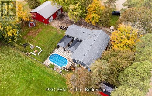 44485 Brandon Road, Huron East, ON - Outdoor With Above Ground Pool With View