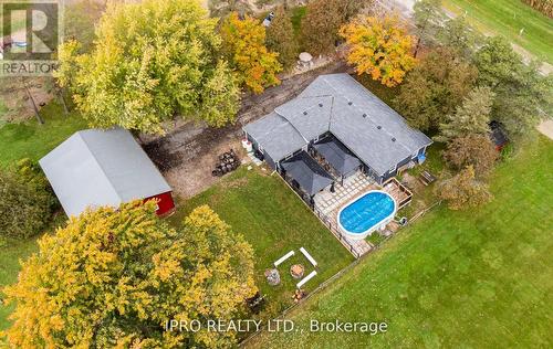 44485 Brandon Road, Huron East, ON - Outdoor With Above Ground Pool With View