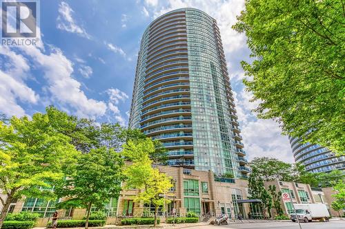 1506 - 70 Absolute Avenue, Mississauga (City Centre), ON - Outdoor With Balcony With Facade