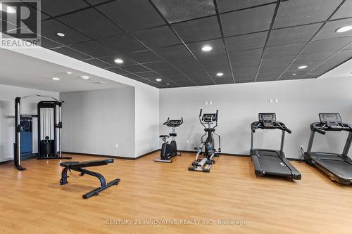 2601 - 108 Garment Street, Kitchener, ON - Indoor Photo Showing Gym Room