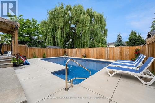 31 Trenholme Crescent, Hamilton (Trenholme), ON - Outdoor With In Ground Pool With Deck Patio Veranda