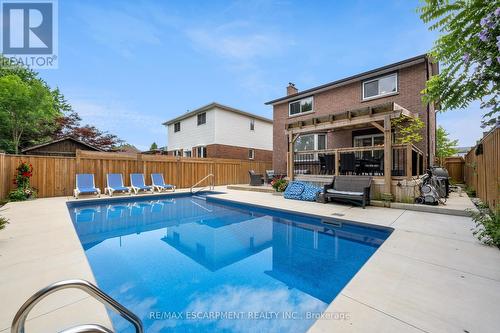 31 Trenholme Crescent, Hamilton (Trenholme), ON - Outdoor With In Ground Pool With Deck Patio Veranda With Backyard