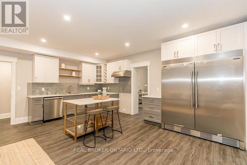 Lower - 69 Mennill Drive, Springwater, ON - Indoor Photo Showing Kitchen With Stainless Steel Kitchen With Upgraded Kitchen