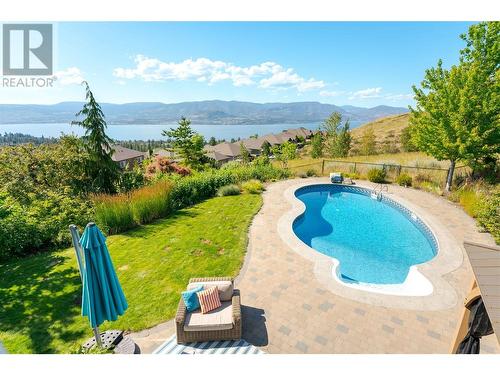 829 Kuipers Crescent, Kelowna, BC - Outdoor With In Ground Pool With View