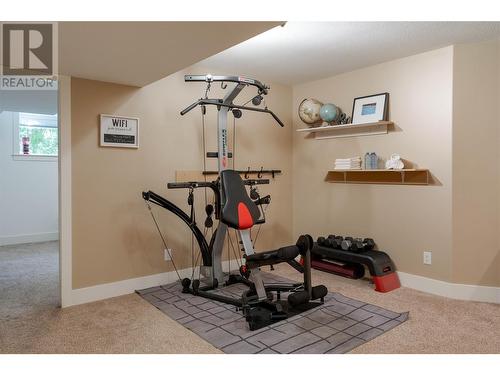 829 Kuipers Crescent, Kelowna, BC - Indoor Photo Showing Gym Room