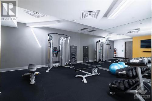 485 Richmond Road Unit#805, Ottawa, ON - Indoor Photo Showing Gym Room