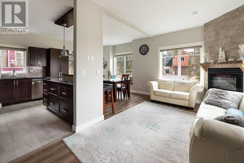 385 Monashee Road, Vernon, BC - Indoor Photo Showing Living Room With Fireplace