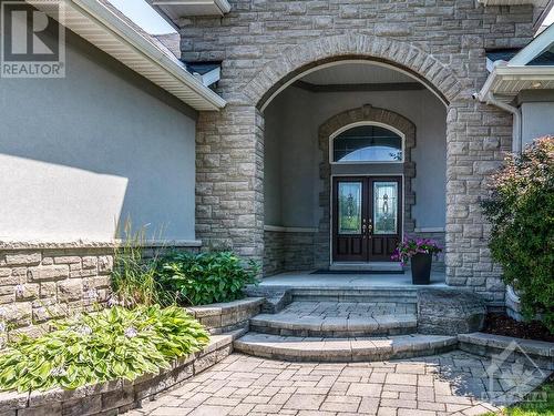 Welcoming and spacious covered front entrance. - 50 Frances Colbert Avenue, Ottawa, ON - Outdoor With Deck Patio Veranda