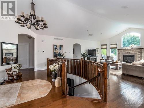 50 Frances Colbert Avenue, Ottawa, ON - Indoor Photo Showing Living Room With Fireplace