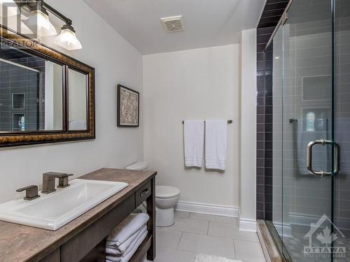 Lower level Bathroom with full size shower stall. - 50 Frances Colbert Avenue, Ottawa, ON - Indoor Photo Showing Bathroom