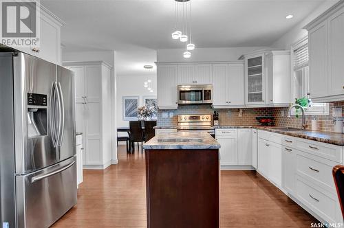 45 Emerald Creek Drive, White City, SK - Indoor Photo Showing Kitchen