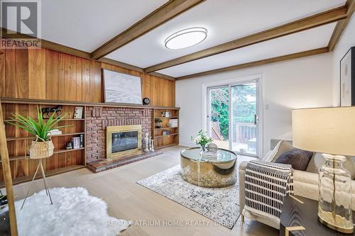 46 Kimberdale Crescent, Toronto (L'Amoreaux), ON - Indoor Photo Showing Living Room With Fireplace