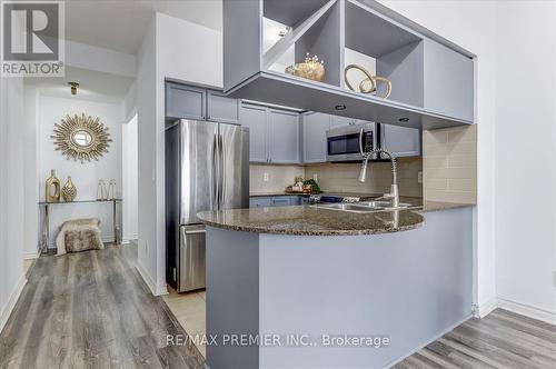 2603 - 4090 Living Arts Drive, Mississauga (City Centre), ON - Indoor Photo Showing Kitchen With Double Sink