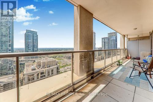 2603 - 4090 Living Arts Drive, Mississauga (City Centre), ON - Outdoor With Balcony With Exterior