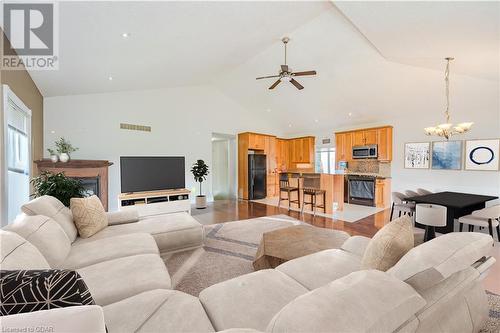 virtually staged - 356 Stevenson Street N, Guelph, ON - Indoor Photo Showing Living Room