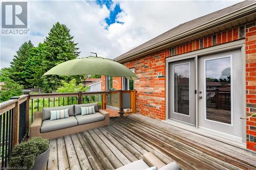 virtually staged - 356 Stevenson Street N, Guelph, ON - Outdoor With Deck Patio Veranda With Exterior