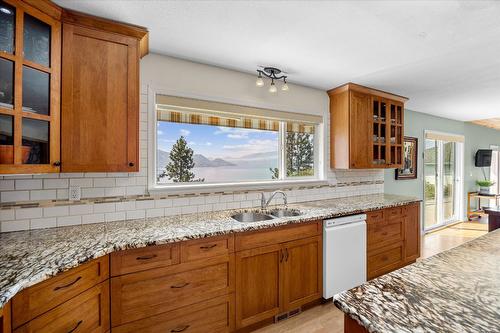 4155 Ponderosa Drive, Peachland, BC - Indoor Photo Showing Kitchen With Double Sink