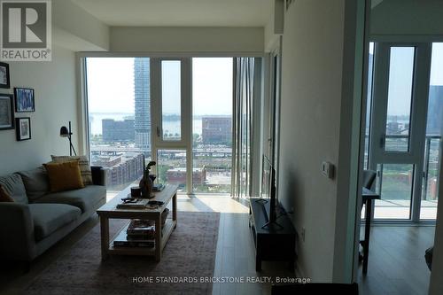 2109 - 158 Front Street E, Toronto (Moss Park), ON - Indoor Photo Showing Living Room