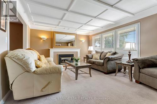 56 Skyland Drive, Hamilton (Centremount), ON - Indoor Photo Showing Living Room With Fireplace