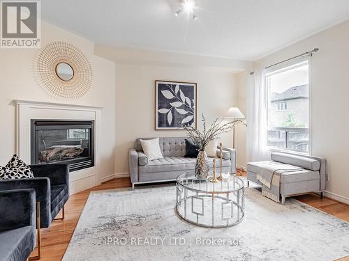 21 Mistysugar Trail, Vaughan (Patterson), ON - Indoor Photo Showing Living Room With Fireplace