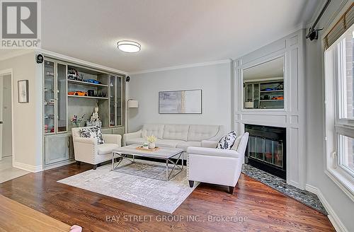 2104 Mayflower Boulevard, Oakville (River Oaks), ON - Indoor Photo Showing Living Room With Fireplace