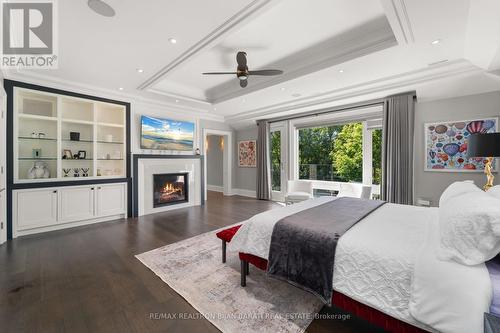 53 Citation Drive, Toronto (Bayview Village), ON - Indoor Photo Showing Bedroom With Fireplace