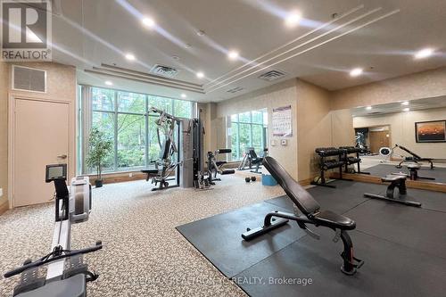 1101 - 5508 Yonge Street, Toronto (Willowdale West), ON - Indoor Photo Showing Gym Room