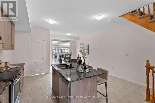 1444 Coral Springs Path, Oshawa (Taunton), ON - Indoor Photo Showing Kitchen With Double Sink