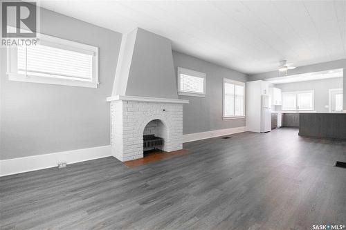 3715 Victoria Avenue, Regina, SK - Indoor With Fireplace