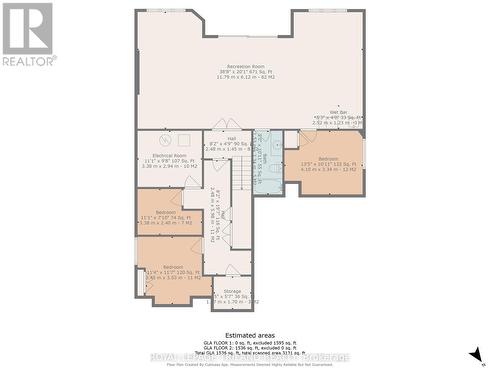 Lower Level Plan - 233 Wedgewood Drive E, Woodstock, ON - Other