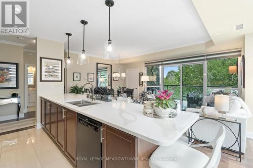 304 - 50 Hall Road, Halton Hills, ON - Indoor Photo Showing Kitchen With Double Sink