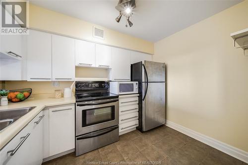 75 Riverside Drive East Unit# 901, Windsor, ON - Indoor Photo Showing Kitchen With Double Sink