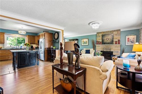 441 Scott Street, St. Catharines, ON - Indoor Photo Showing Living Room With Fireplace